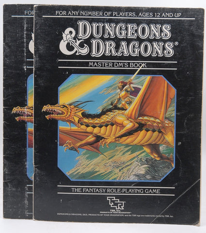 D&D Dungeons & Dragons Set 4: Master Rules Books Only, by Gygax, Arneson  
