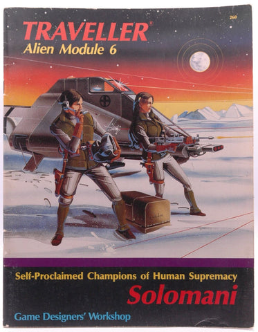 Traveller RPG Alien Module 6 Solomani, by Marc Miller, John Harshman  