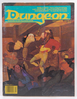 Dungeon Magazine #4 (March/April 1987), by   