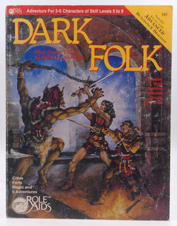 Dark Folk (Role Aids / Advanced Dungeons & Dragons), by Robert Lynn Asprin, Steve Morrison, Paul Karczag  