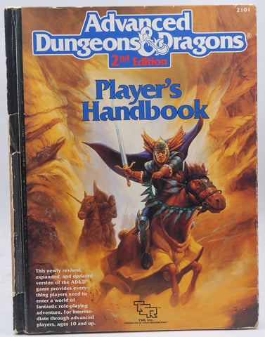 Advanced Dungeons & Dragons Player's Handbook, 2nd Edition, by David "Zeb" Cook  