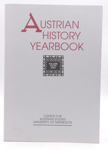 Austrian History Yearbook 2002, by Good, Ingrao  