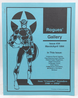 Rogues' Gallery APA Zine #34 March/April 1994, by Allston, Long, et al  