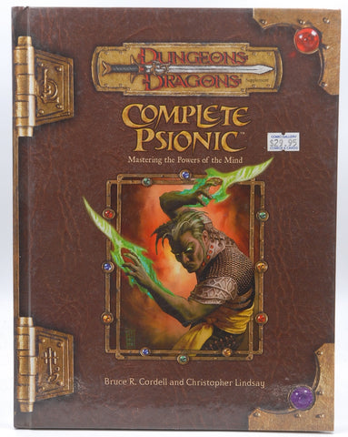 Complete Psionic (Dungeons & Dragons d20 3.5 Fantasy Roleplaying Supplement), by Lindsay, Christopher,Cordell, Bruce R.  