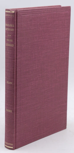 Index to Gillow's Bibliographical Dictionary of the English, by Bevan, John (edit).  