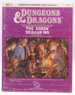 The Shady Dragon Inn (Dungeons & Dragons accessory AC1), by Smith, Carl  