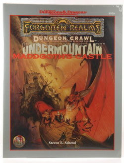 AD&D 2e Maddgoth's Castle SW New Undermountain Dungeon Crawl, by Steven E Schend  