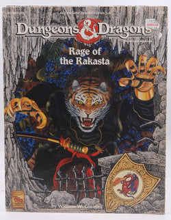 D&D BECMI Rage of the Rakasta Complete VG++, by William W Connors  