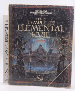 AD&D The Temple of Elemental Evil 1st Print, by Gygax, Mentzer  