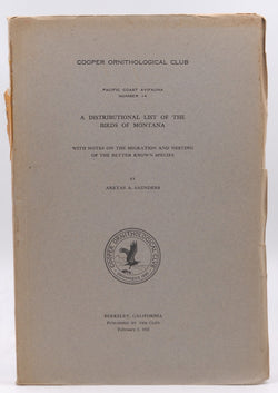Cooper Ornithological Club #14 Feb 1 1921, by Aretas A Saunders  