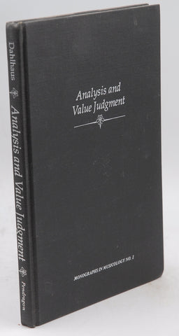 Analysis and Value Judgement (Monographs in Musicology), by Dahlhaus, Carl  