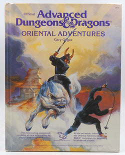 AD&D Oriental Adventures VG, by Gary Gygax  