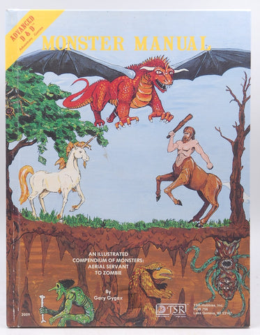 Advanced Dungeons & Dragons Monster Manual: An Alphabetical Compendium of all the Monsters Found in AD&D, Including Attacks, Damage, Special Abilities, and Descriptions, by Gary Gygax  