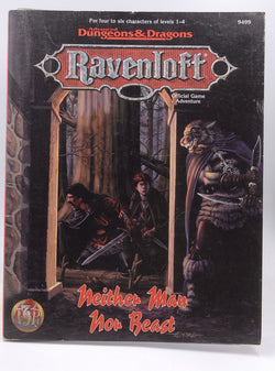 Neither Man Nor Beast: Ravenloft Adventure, by Grubb, Jeff, TSR Inc  