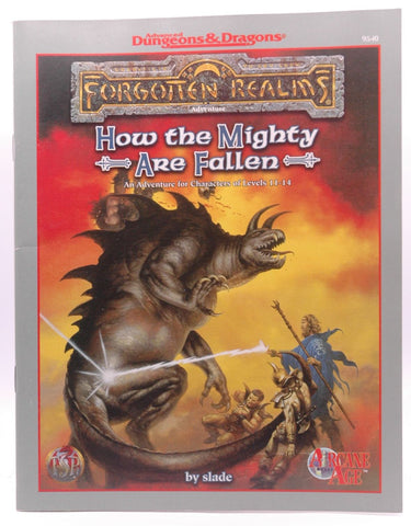 How the Mighty Are Fallen (Advanced Dungeons & Dragons: Forgotten Realms), by Bond, Nelson Slade  