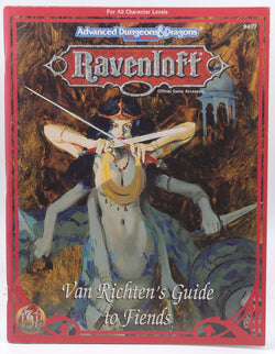 Van Richten's Guide to Fiends (Advanced Dungeons & Dragons : Ravenloft, No 9477), by Woodruff, Teeuwynn  