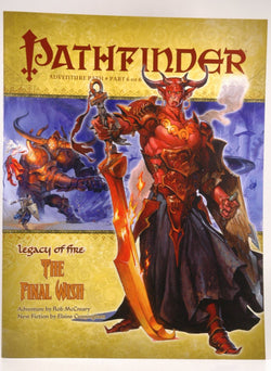 Pathfinder Adventure Path: Legacy of Fire #6 - The Final Wish, by Jacobs, James  