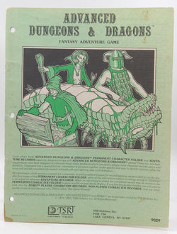 AD&D Permanent Character Folder and Adventure Records, by Staff  
