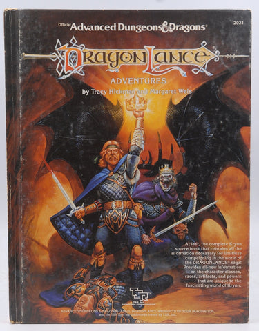 AD&D Dragonlance Adventures G+, by Tracy Hickman, Margaret Weis  