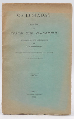 OS LUSIADAS poema epico de luis de camoes, by Luis De Camoes  