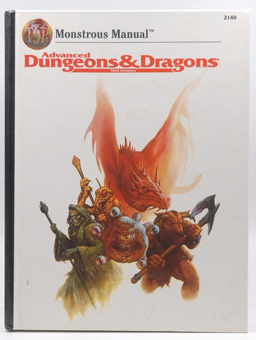 AD&D Monstrous Manual VG, by Staff  