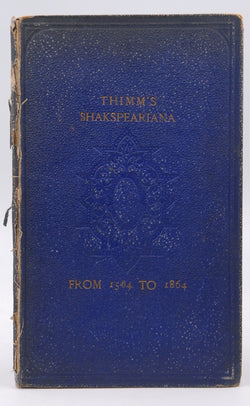 Shakspeariana from 1564 to 1864, by Franz Thimm  