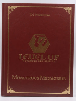 Level Up 5th Ed D&D Monstrous Menagerie Alternate Cover, by Paul Hughes  