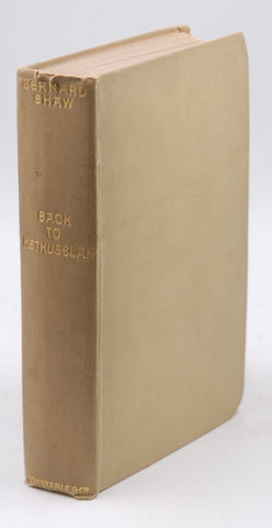 Back to Methuselah: A Metabological Pentateuch, by Bernard Shaw  