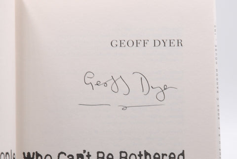 Yoga for People Who Can't Be Bothered to Do It, by Dyer, Geoff Signed First Edition