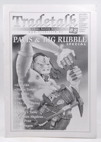 Glorantha Chaos Society Tradetalk Magazine #8 HQ RQ RPG, by Various  