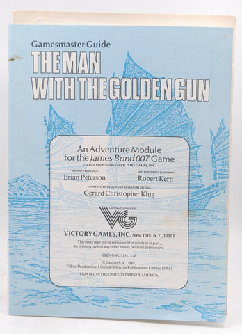 The Man With the Golden Gun (James Bond RPG) [BOX SET], by Brian H. Peterson  