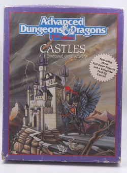 AD&D Castles Box Set 3D Game Accessory TSR VG+, by   