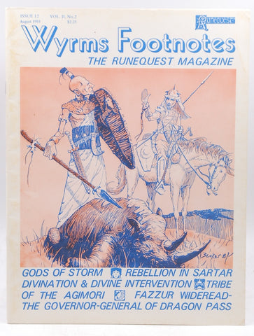 Wyrms Footnotes, Issue 12 (Runequest), by Staff  
