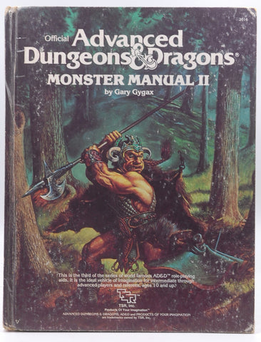 Advanced Dungeons and Dragons: Monster Manual II (#2016), by Gygax, Gary  