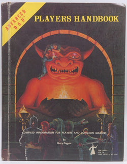 AD&D 1e Player's Handbook Original Cover VG+, by Gary Gygax  