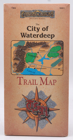 The City of Waterdeep (Advanced Dungeons and Dragons Forgotten Realms Trail Map), by   