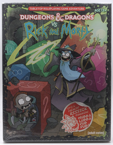 Dungeons & Dragons vs Rick and Morty (D&D Tabletop Roleplaying Game Adventure Boxed Set), by Dungeons & Dragons,Zub, Jim  