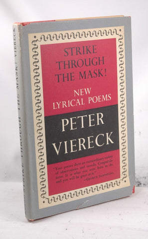 Strike Through the Mask!, by Viereck, Peter Signed First Edition