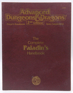 AD&D Complete Paladin's Handbook (Advanced Dungeons & Dragons 2nd Edition) by C.Anthony Pryor (1994-12-31), by   