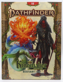 Pathfinder Kingmaker Bestiary (Fifth Edition) (5E), by Corff, Jeremy,Grady, Robert J.,Hitchcock, Tim,Ibach, Jeff,Jaczko, Victoria,Kimmel, Matt,Lee, Jeff,Neale, Julian,Perrin, Chris,Phillips, Tom,Riggs, Alex  