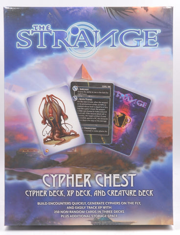 The Strange RPG Cypher Chest; Deck, XP, Creature, by Monte Cook  