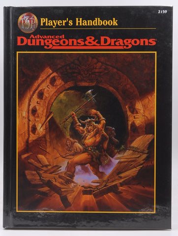 Player's Handbook Advanced Dungeons & Dragons (2nd Ed Fantasy Roleplaying), by Cook, David Zeb  