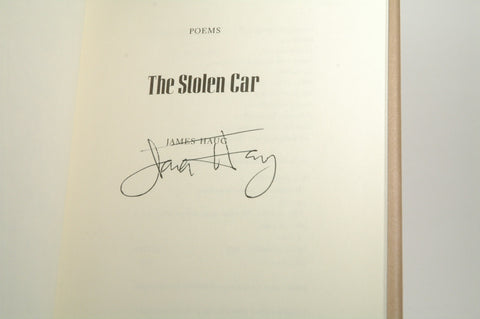The Stolen Car: Poems, by Haug, James Signed First Edition