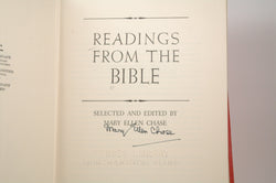 Readings from the Bible, by Chase, Mary Ellen Signed First Edition